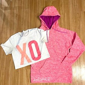 Hey Friends (as featured on the Drew Barrymore Show) Hoodie and T-shirt combo.